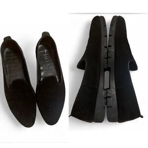 The Flexx Leather Suede Plush loafers - black - women’s 7.5